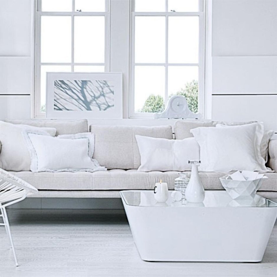 Beautiful white sofas