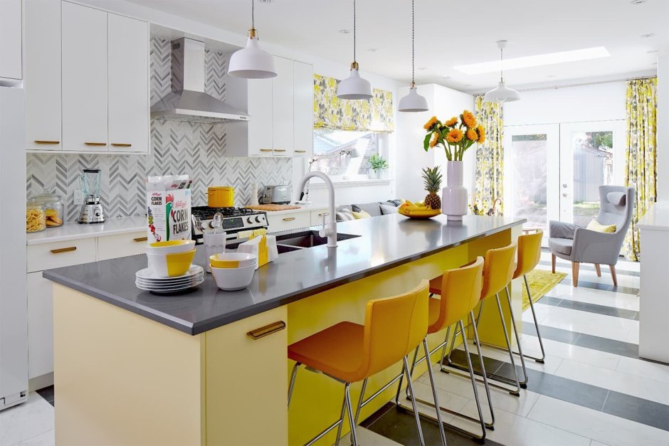 Red and Yellow Kitchen