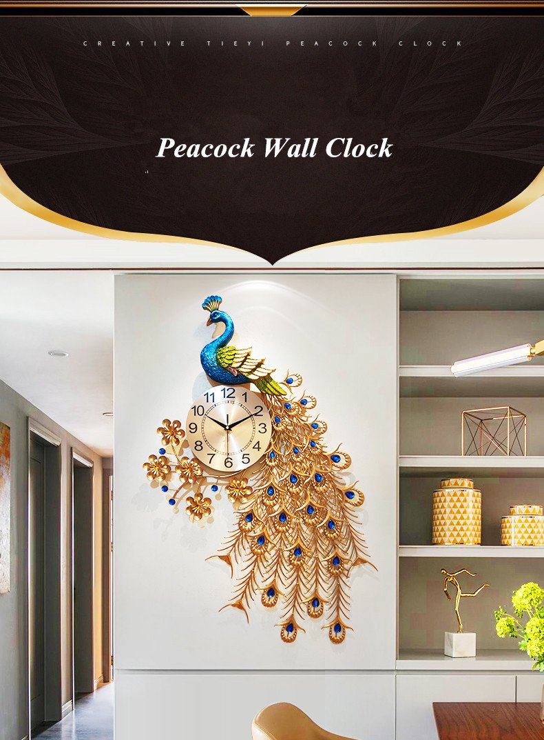 Painting Peacock in the interior