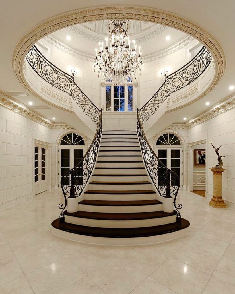 Modern staircase in a private house