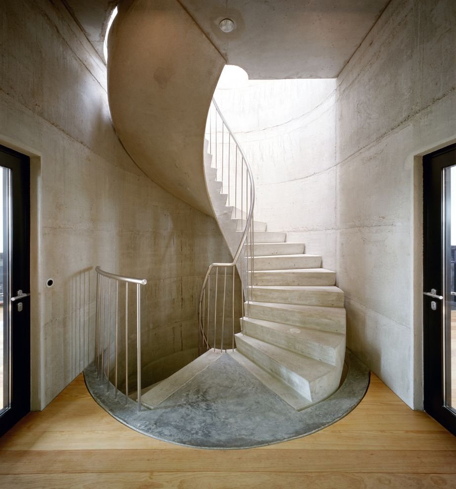 A semicircular staircase