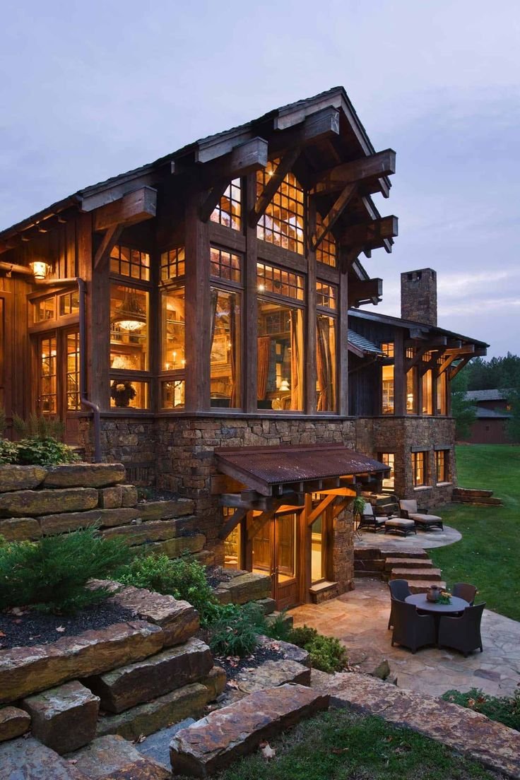 Timber and Stone House