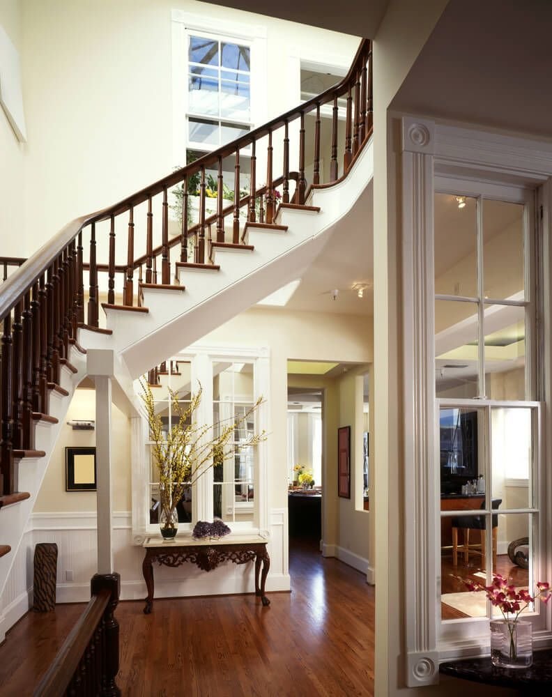 Front stairs in a private house