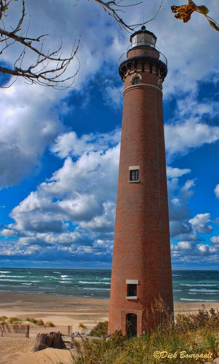 South Lighthouse Lake Michigan