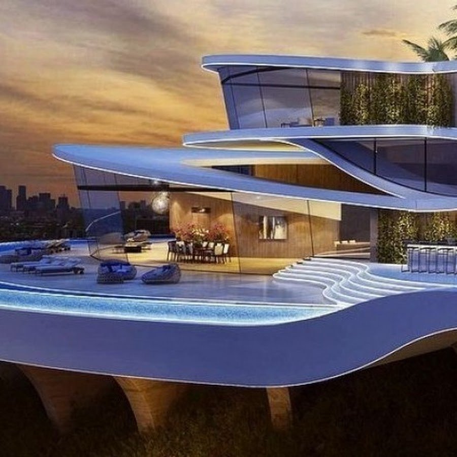 Futuristic mansion