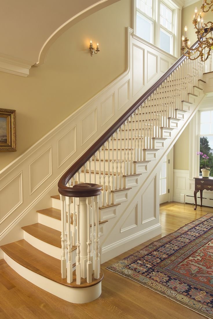 Beautiful stairs of neoclassic