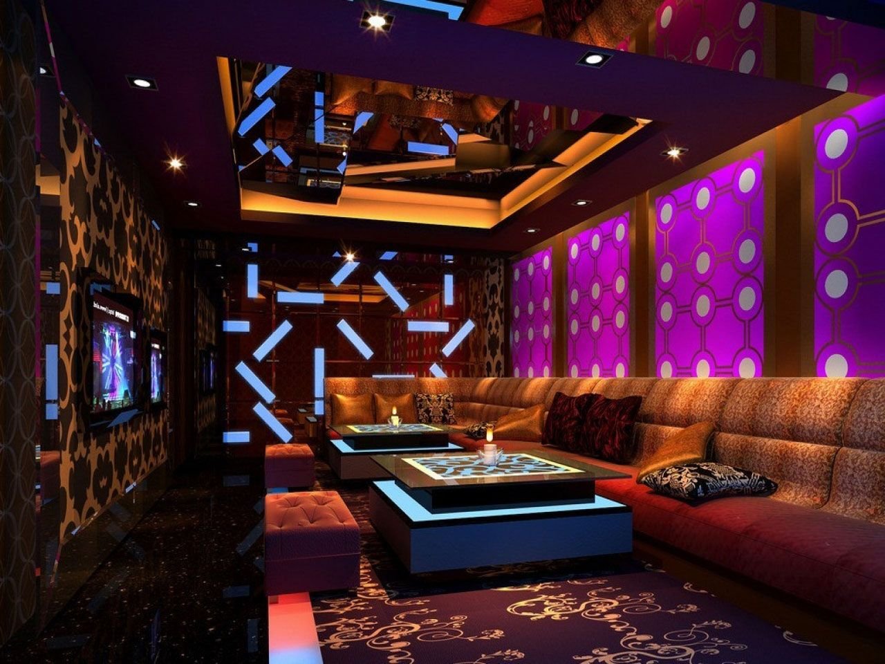 Karaoke com. Комната для вечеринок. Комната для тусовок. Комната в клубном стиле. Караоке комната.