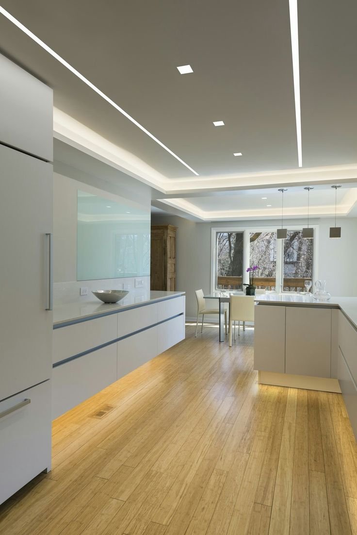 Linear ceiling lights