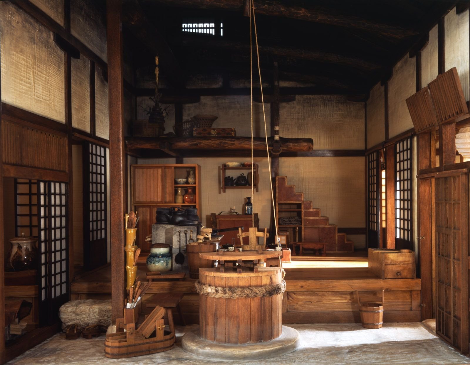 Japanese traditional kitchen - 72 photo
