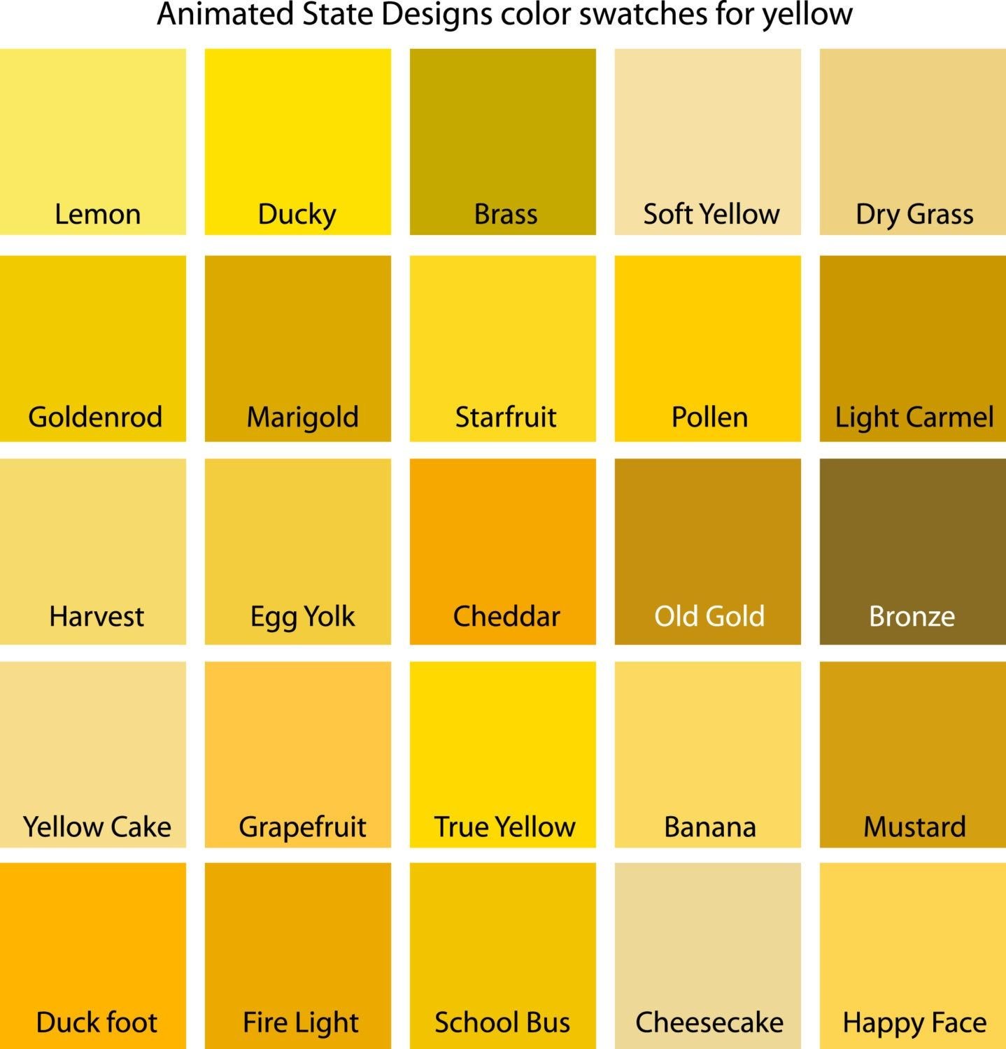 Почему желтый назвали желтым