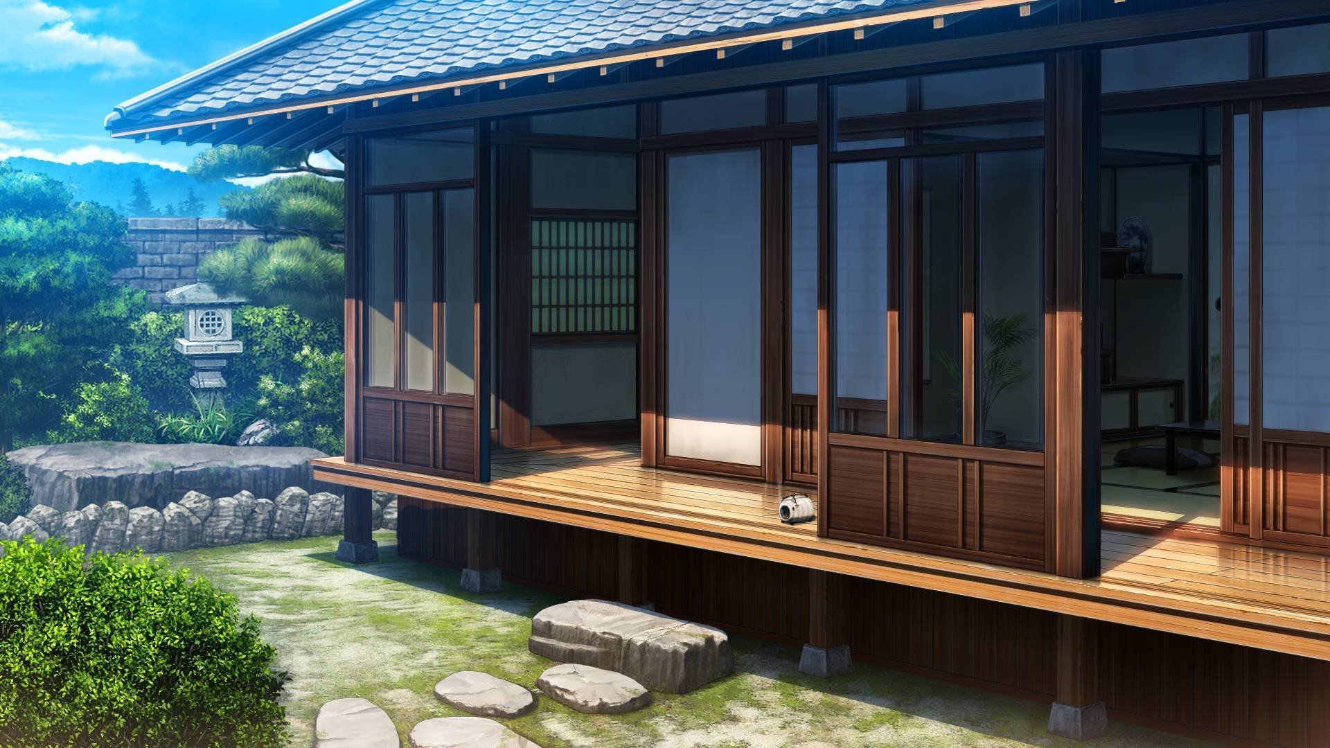 ArtStation - Japanese traditional house - anime background