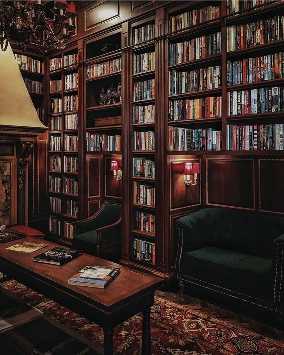 Vintage library
