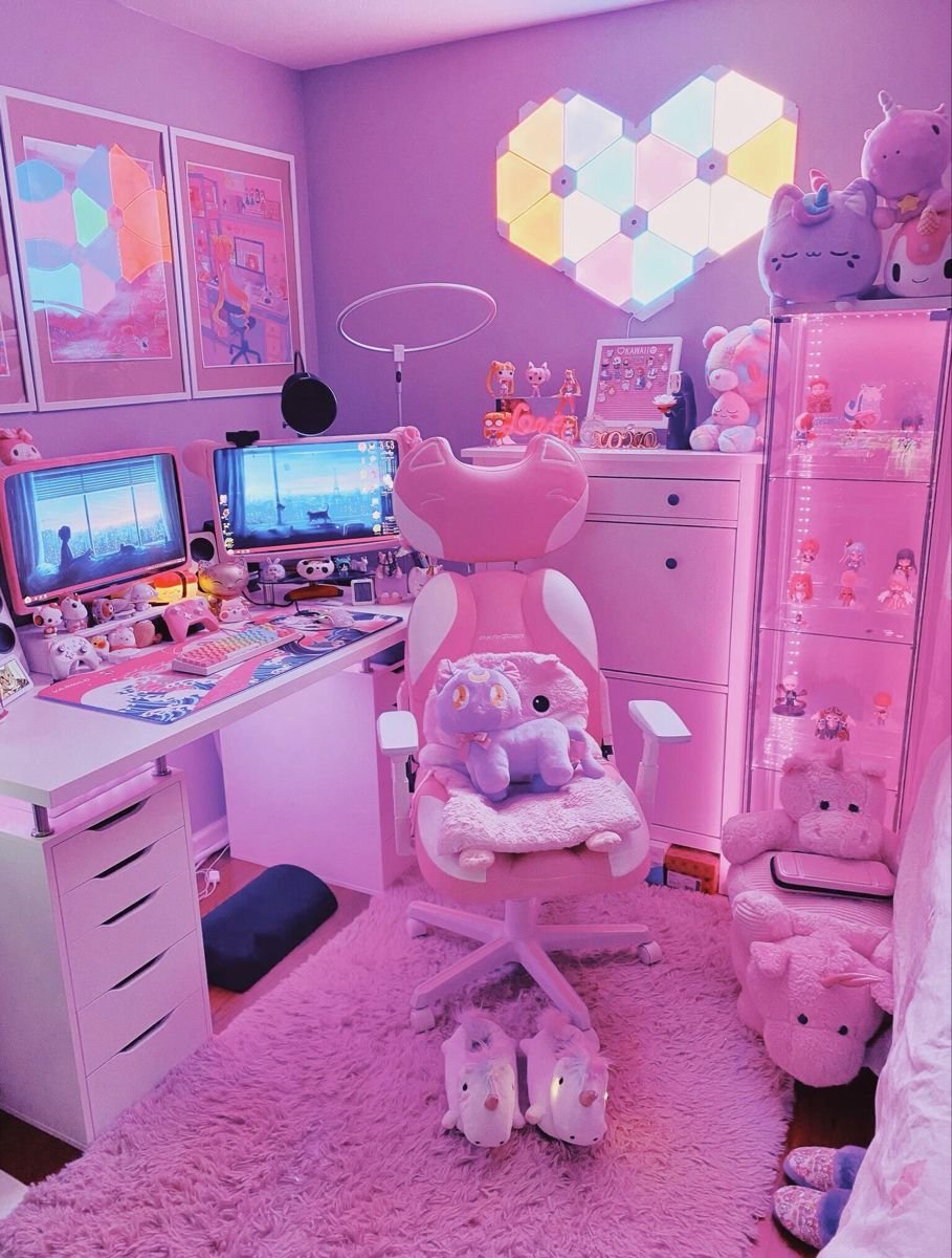 Pink room decor