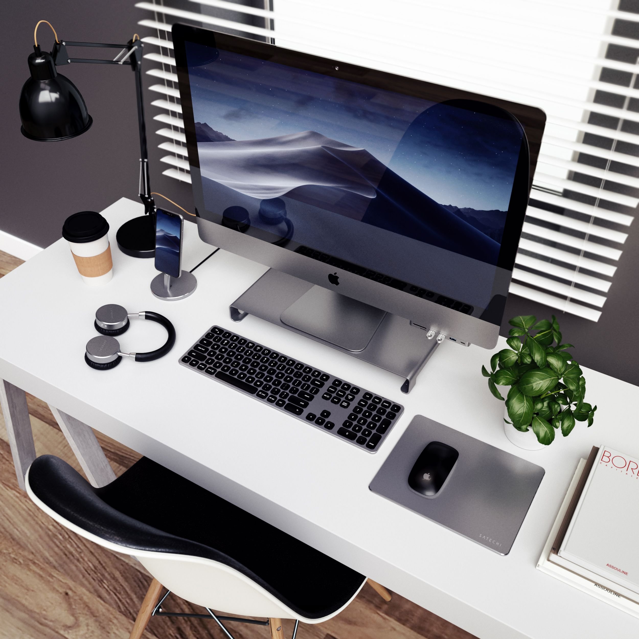 Красивый стол для компьютера. IMAC Desk Setup. Компьютер эпл в офисе. Стол для компьютера. Украшение компьютерного стола.
