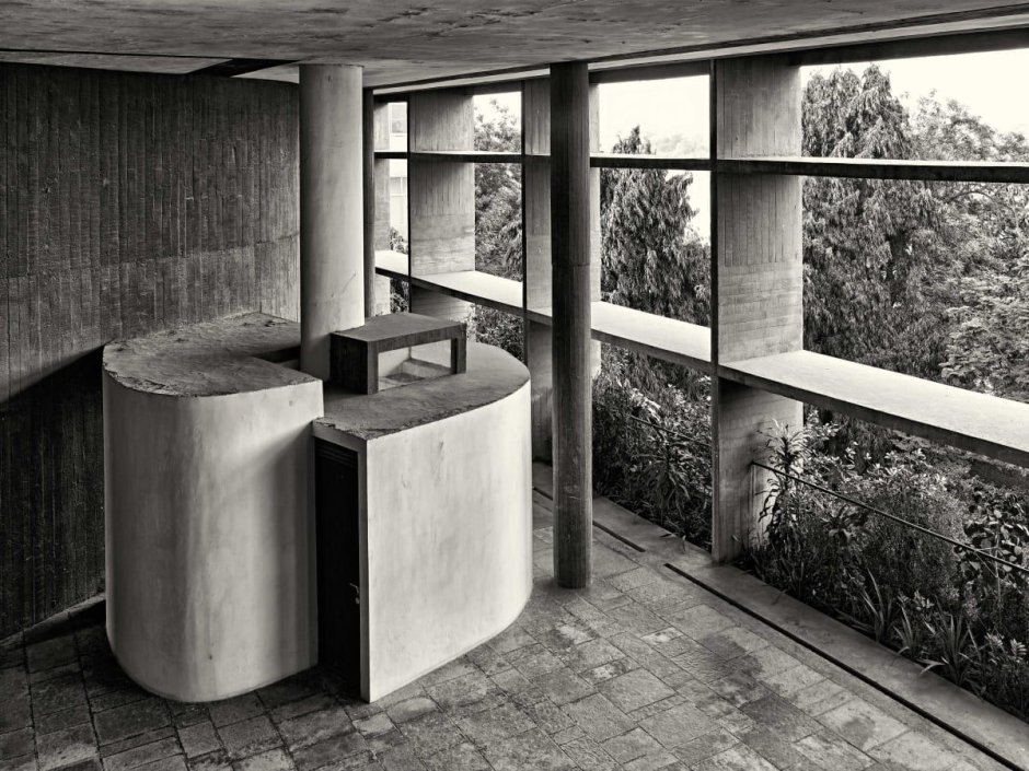 Villa Savoy Le Corbusier, 1931 France, Puassi Interior