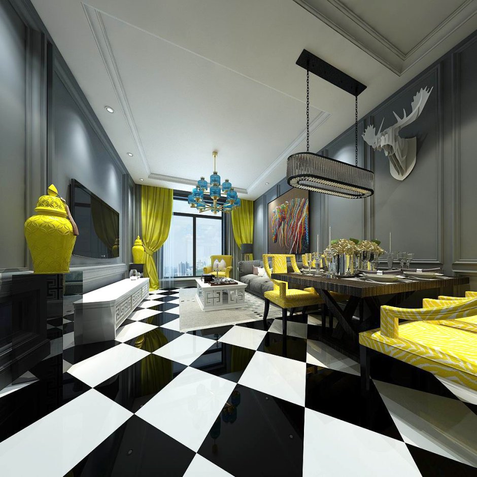The best interiors in the avant -garde style