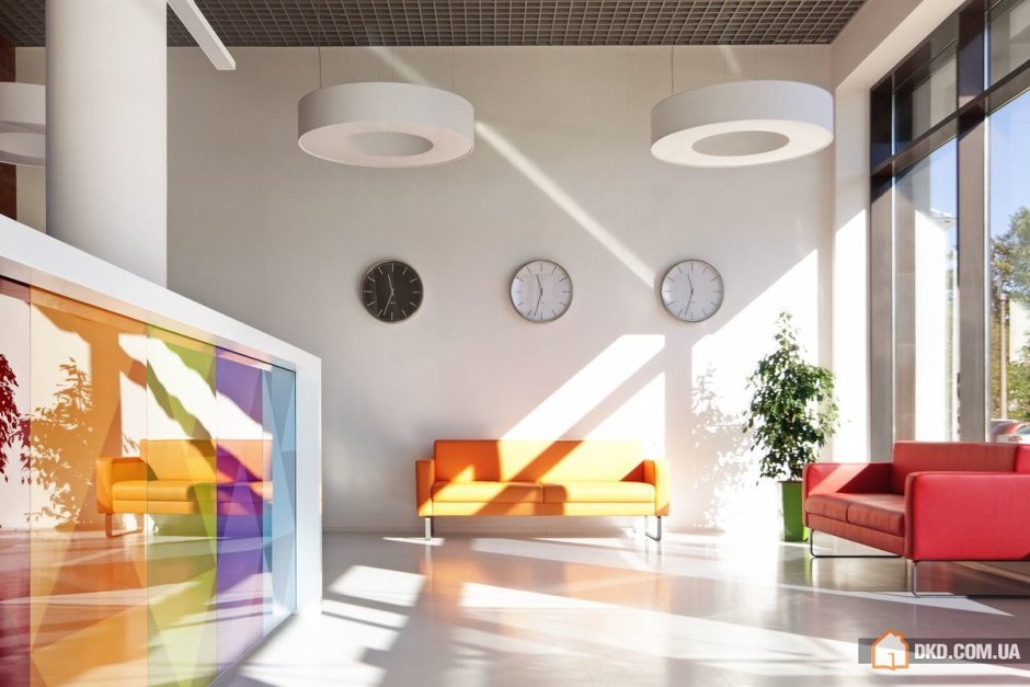 Avant -garde style in the interior of the office
