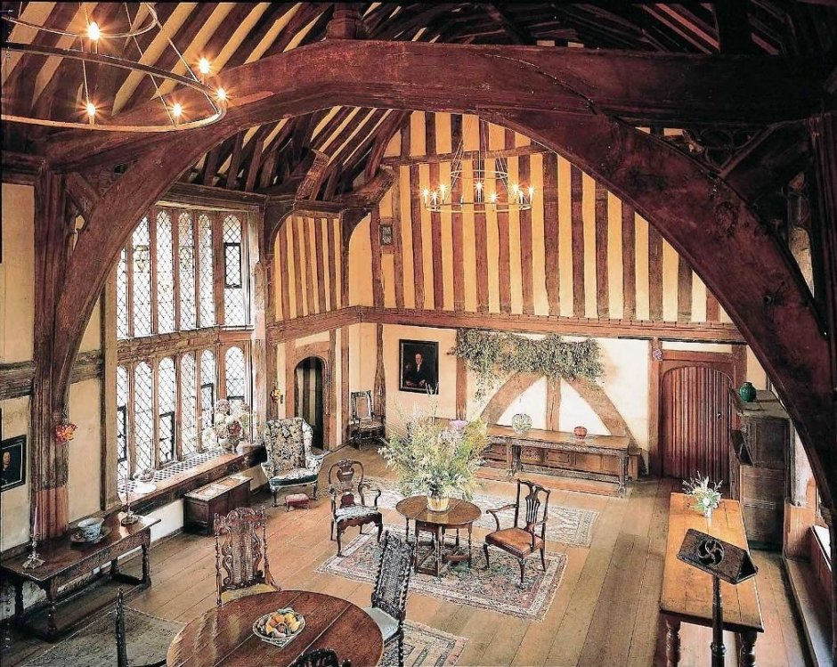 Interior design medieval cafe castle