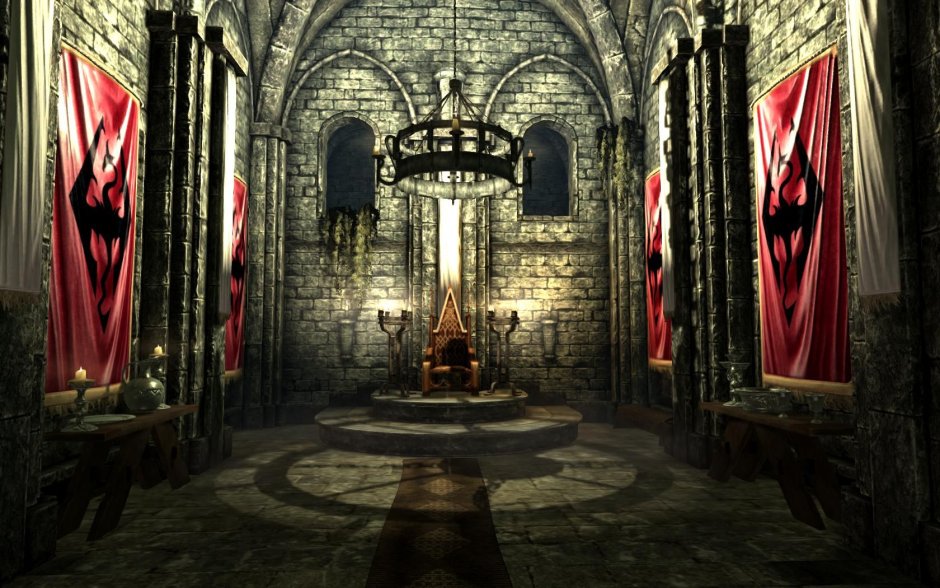 Room in medieval castle