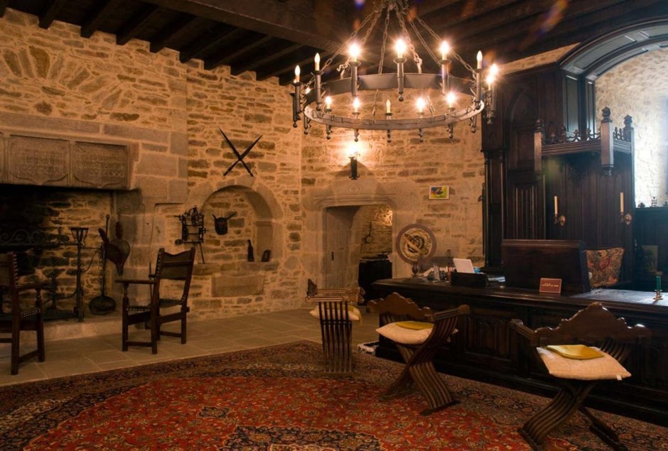 Cabinet in medieval castle