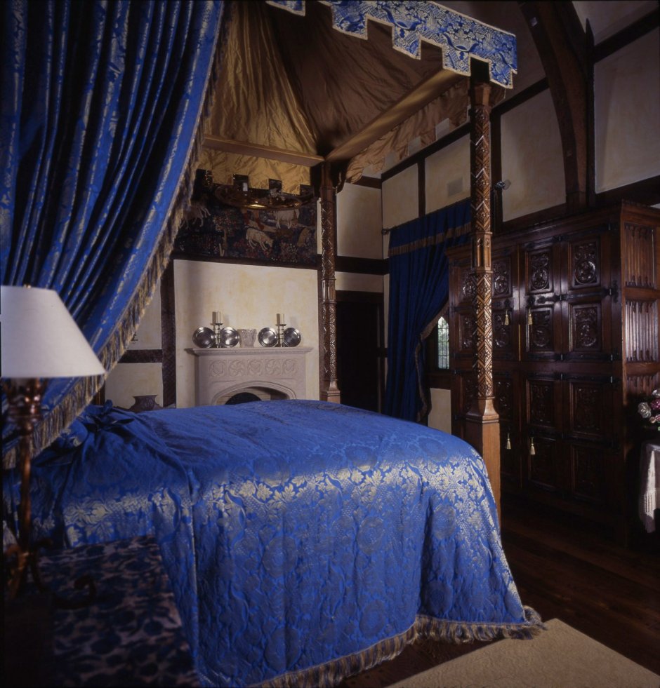 Medieval castle style bedroom