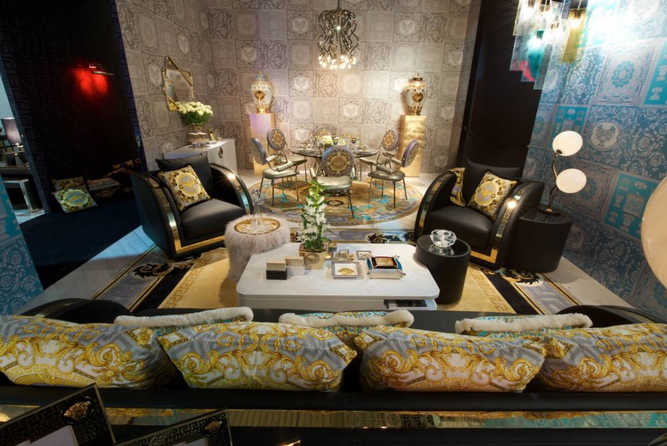 Versace style in the interior