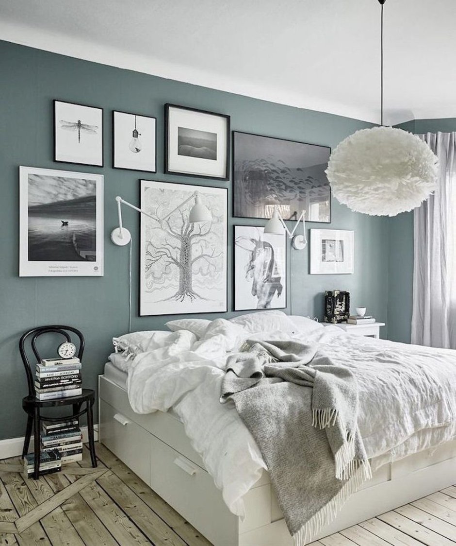 Scandinavian -style bedroom