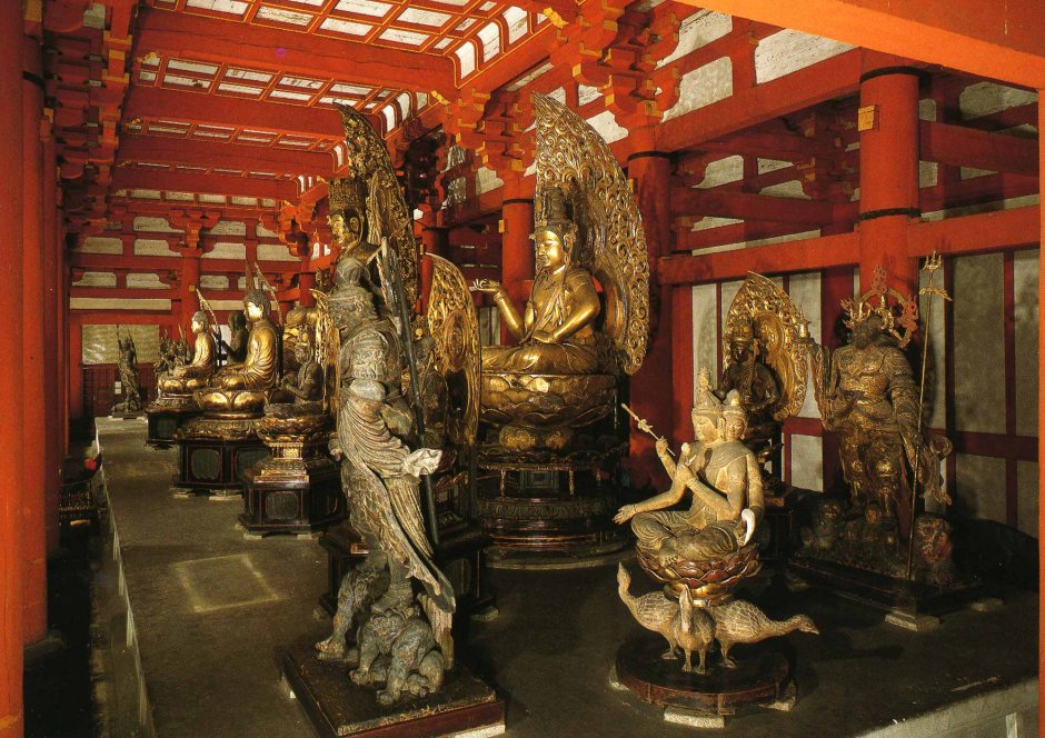 Buddha statue in the interior