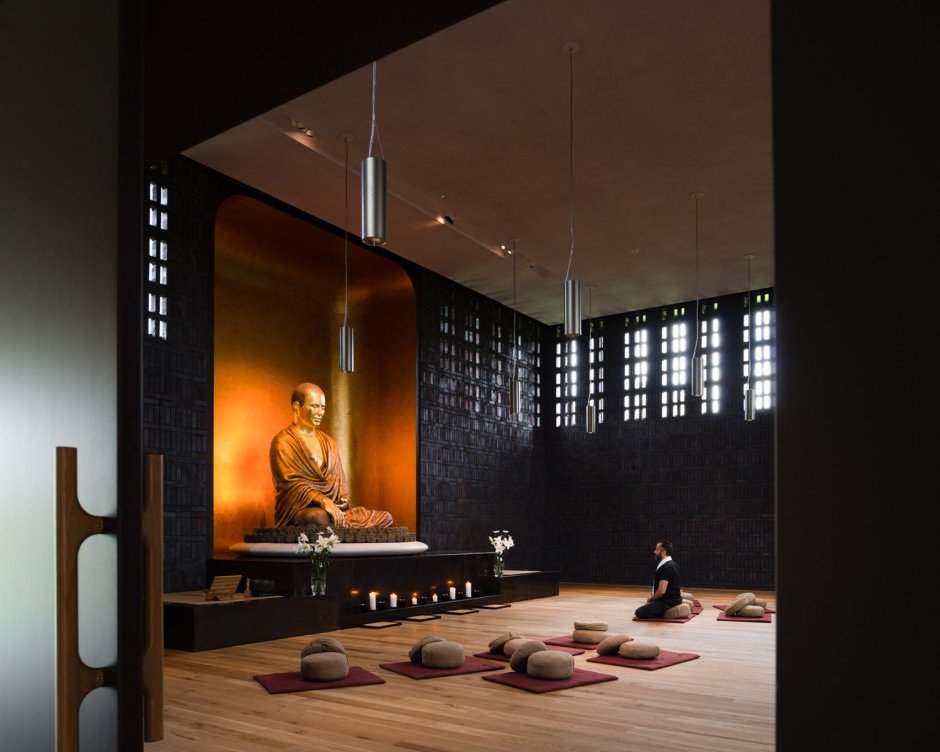 Buddhist interior