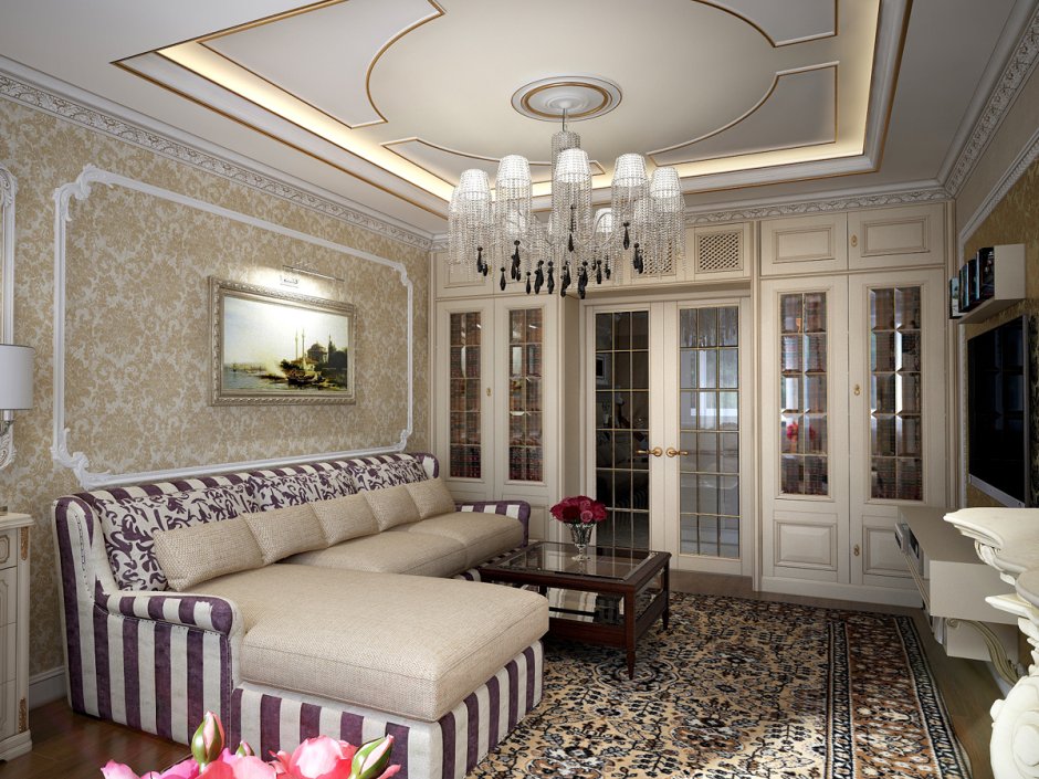 Classical living room neoclassic