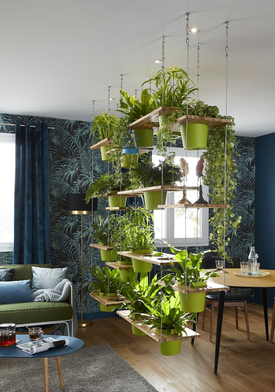 Decor walls with plants