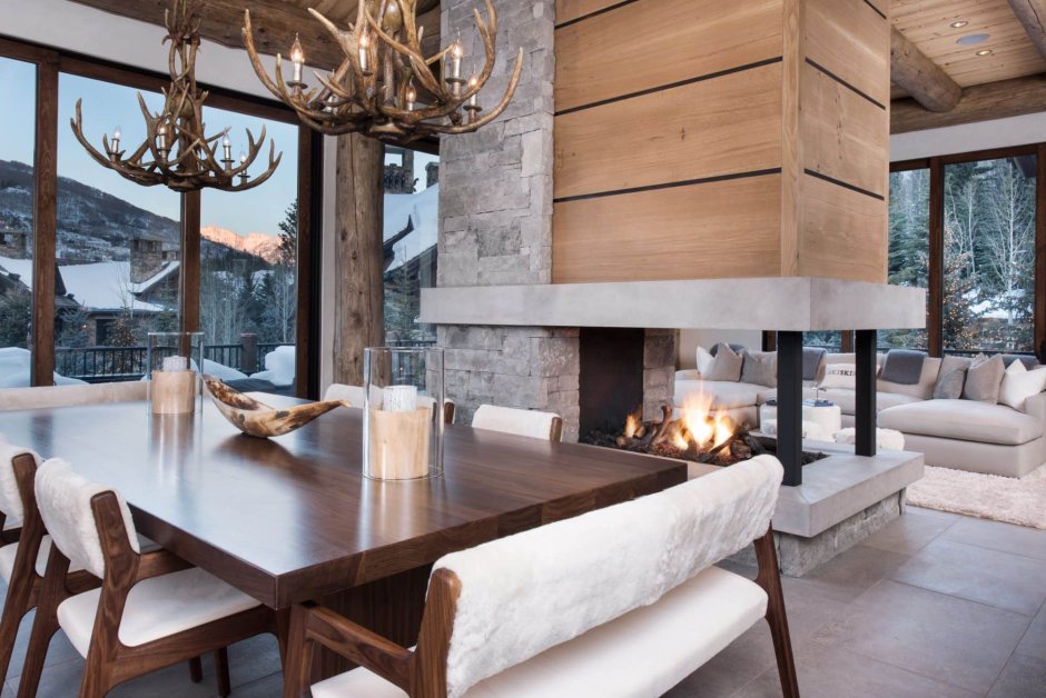 House in the style of chalet modern
