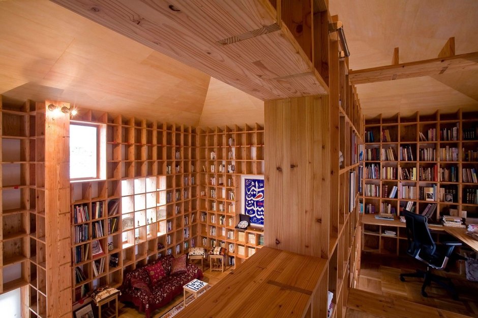 Book Shelves in a country house