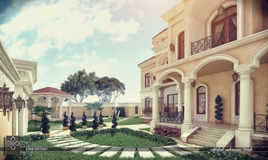 Behance Classical style mansion