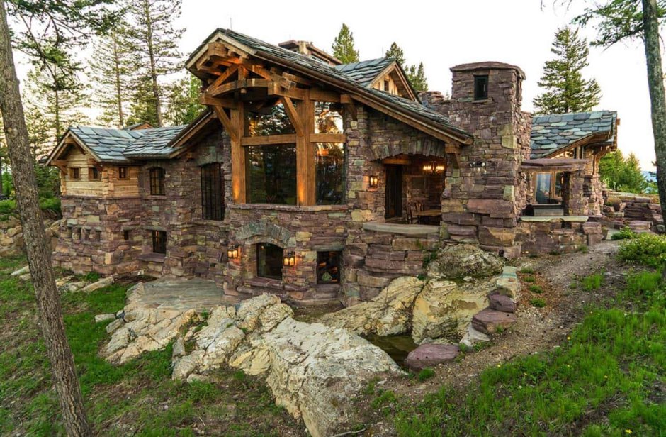 Stone house in the Urals