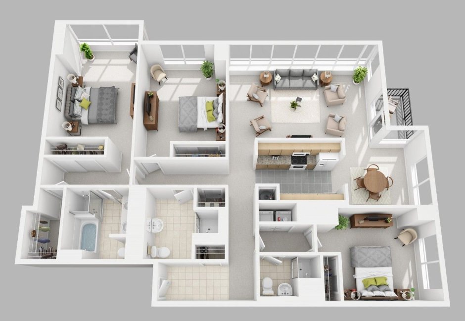 Apartment in sims 3 layout