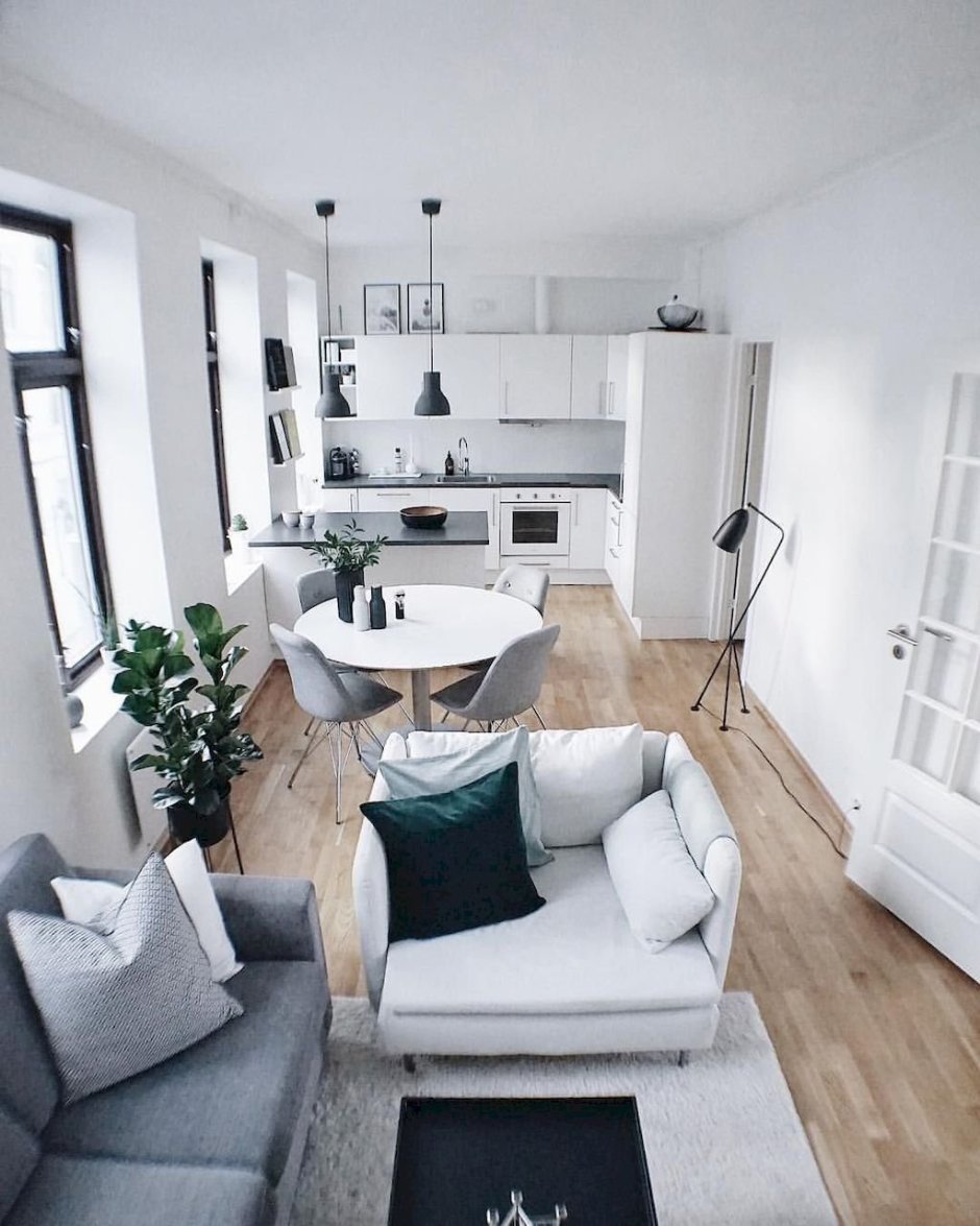 Interiors of small apartments