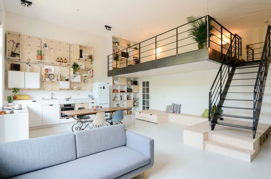 Apartment Studio Two -level loft