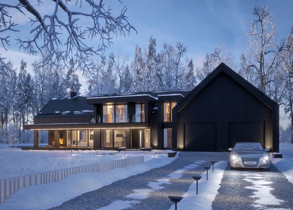 Scandinavian style of houses inside