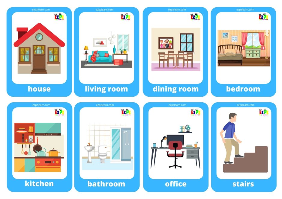 Rooms of the House Flashcards