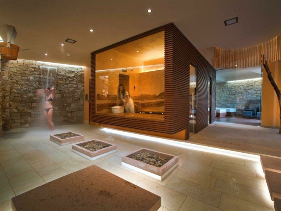 Designer sauna luxury class