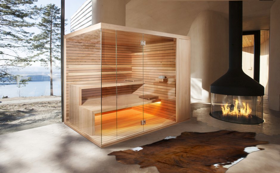 Sauna design and rest rooms