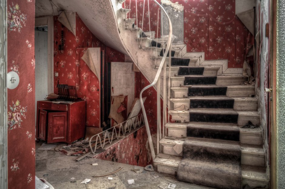 An untouched abandoned house