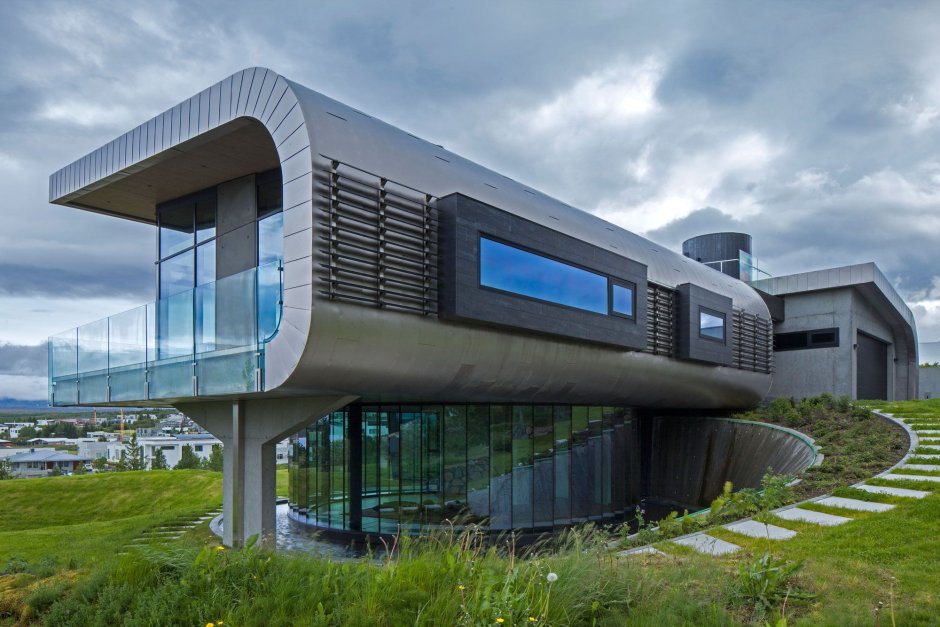 Neo futurism in architecture house