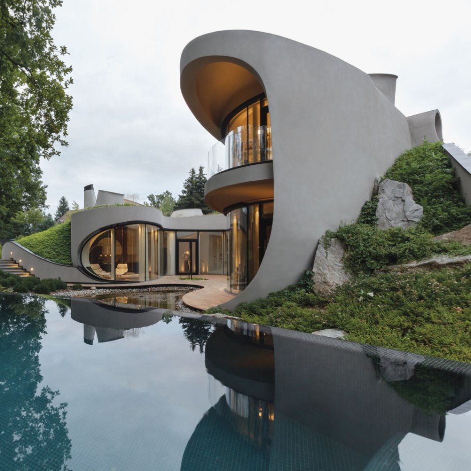 Futuristic cottages