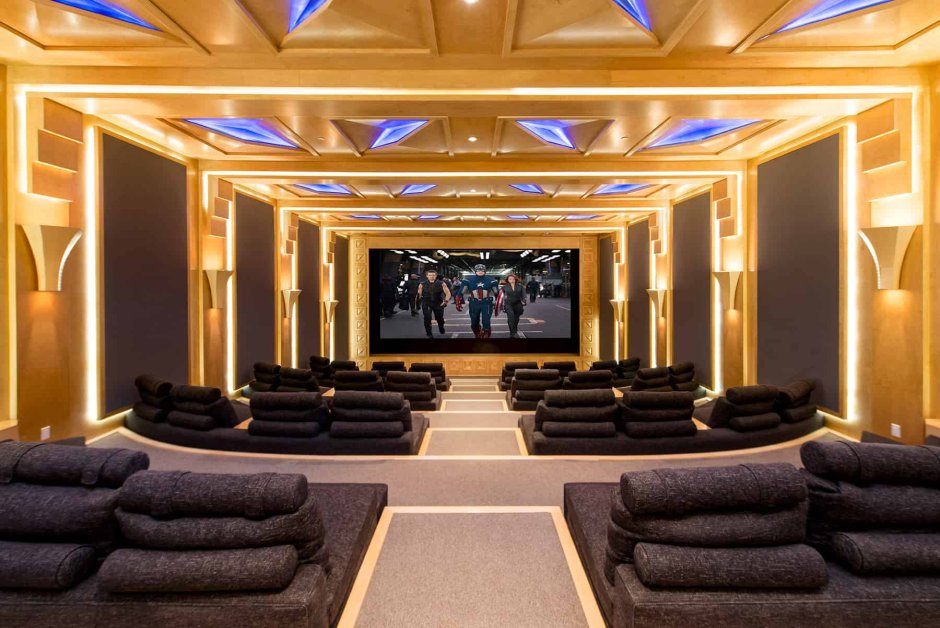 Chic home theater