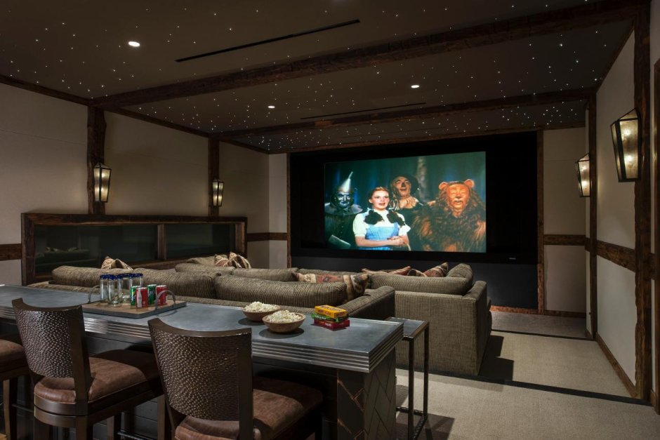 Home theater in the bedroom