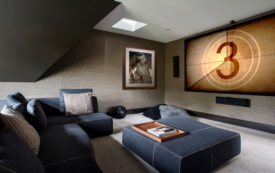 Home cinemas in a modern style