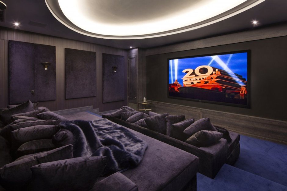 Homemade cinema room