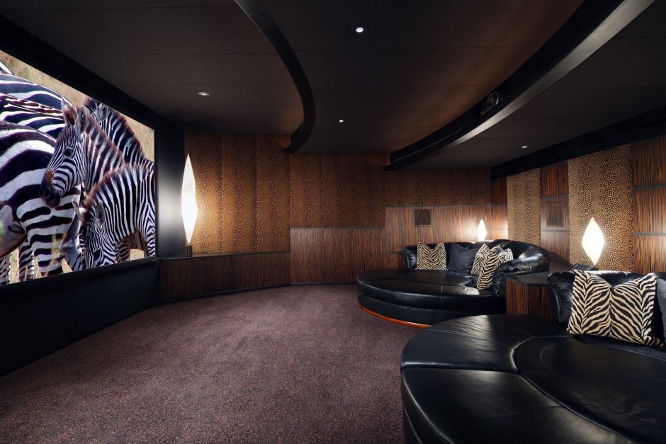 The interior of the cinema